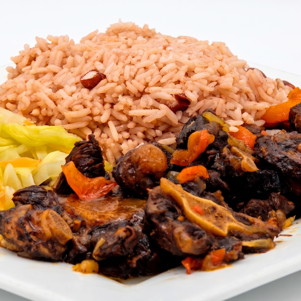 Jamaican style cuisine oxtail (1)