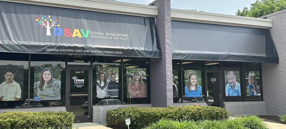 Exterior of the Down Syndrome Association of the Valley's Regional Down Syndrome Center for Success in Boardman, Ohio.