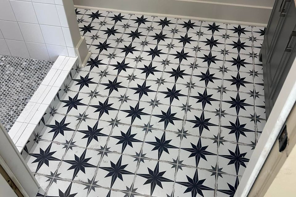 Bathroom floor
