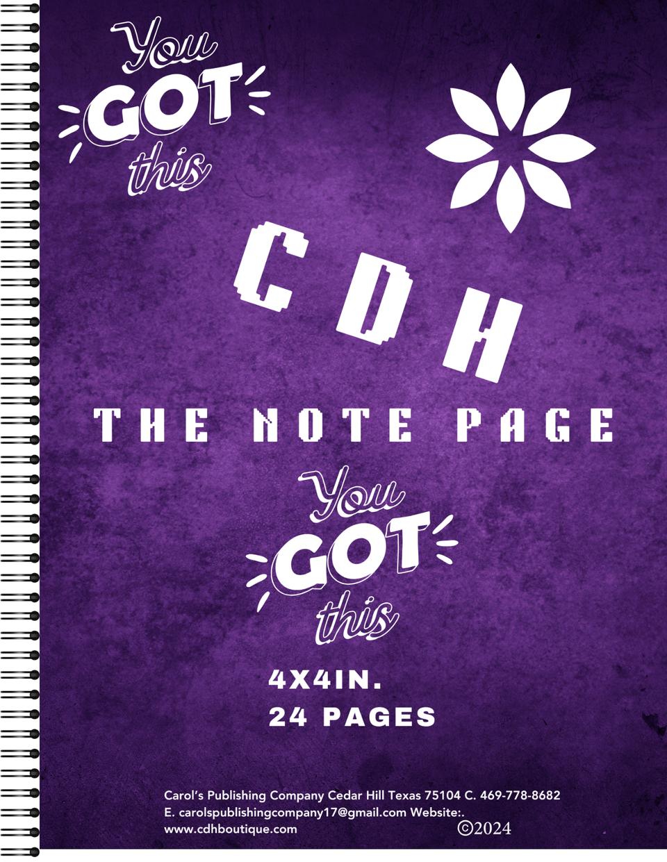 3 sized noted book spiral example   3