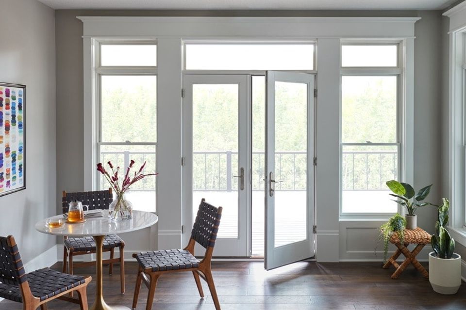 French door header
