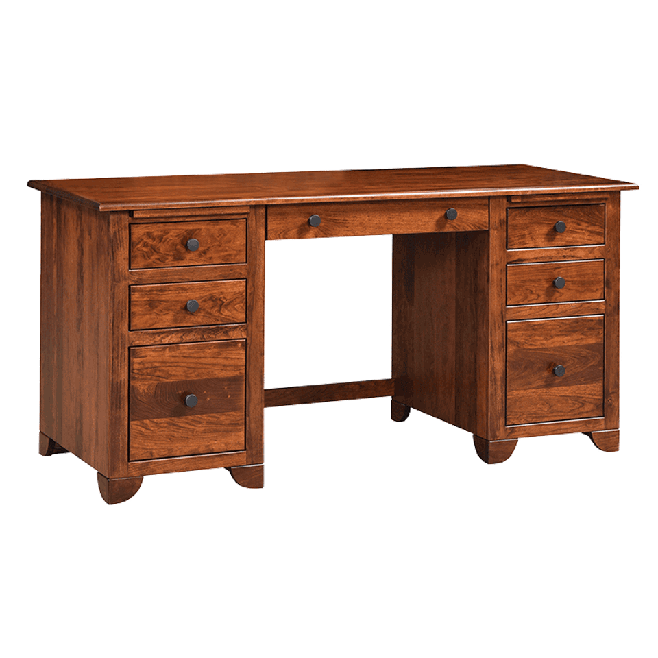 Sf cherry valley dbl ped credenza