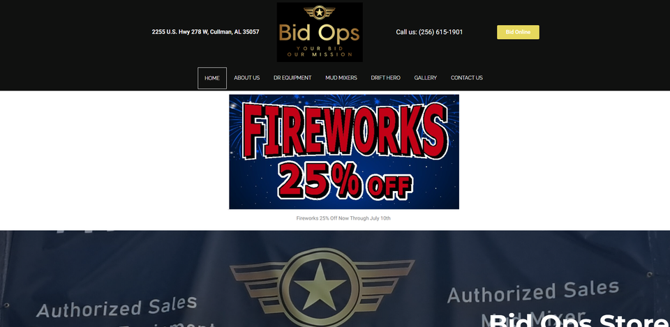 Bid Ops Cullman Alabama