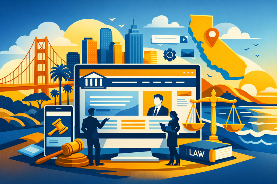 Law firm web design in california