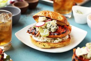Buffalo grilled chicken sandwiches