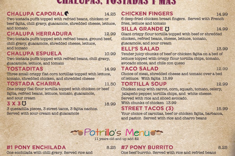 Web menu0924 page5 loscaporales mexican restaurant