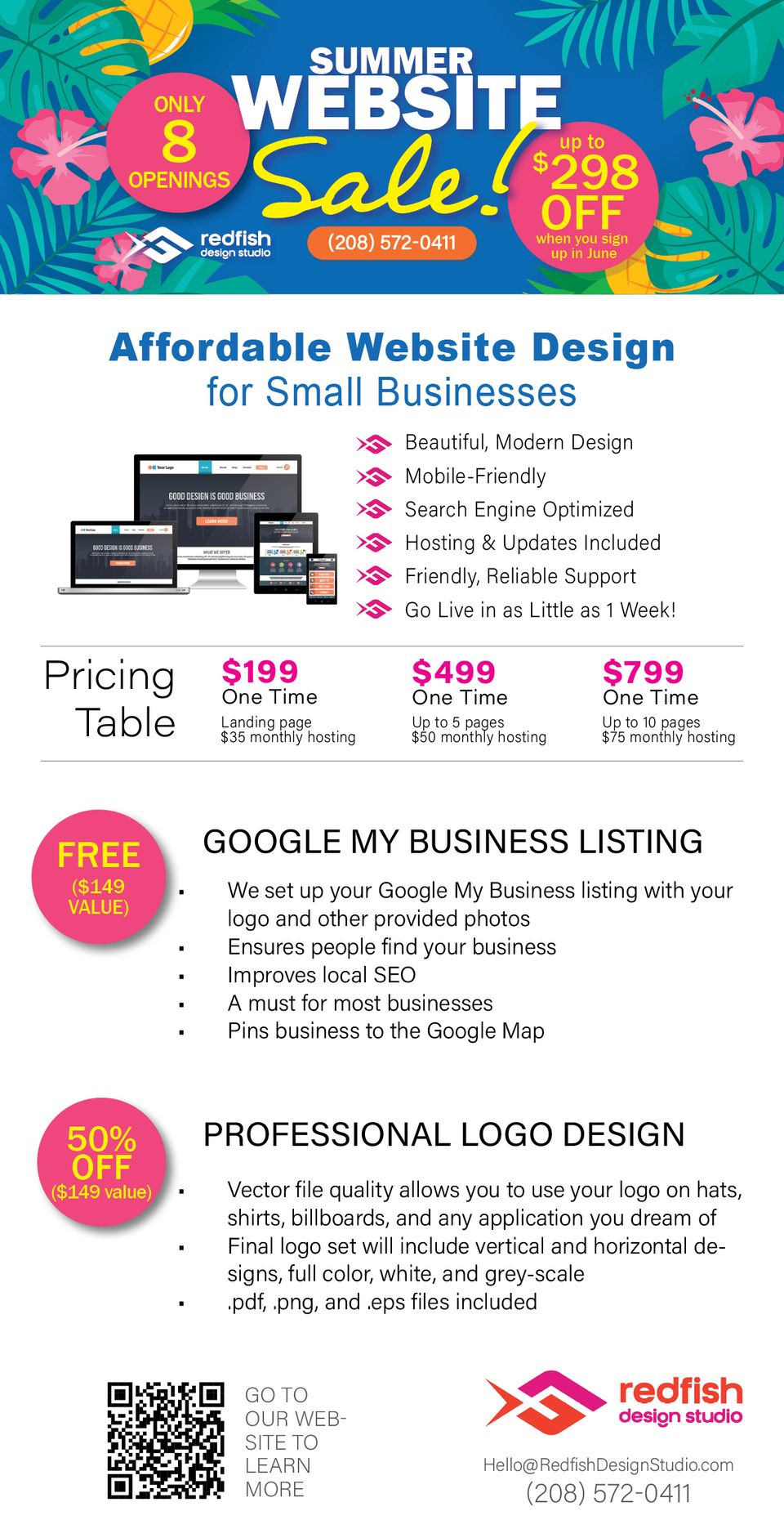 Summer sale flyer for web