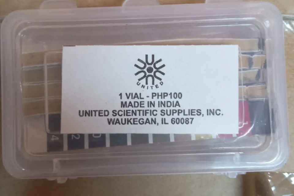 Ph paper 100 strips original
