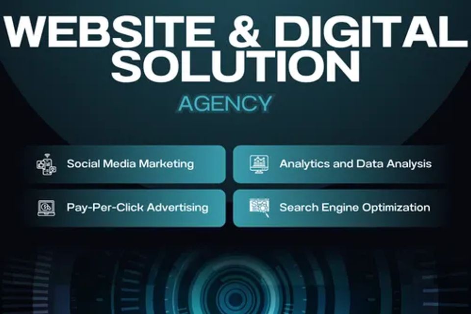 Digital marketing agency website and digital solution agency