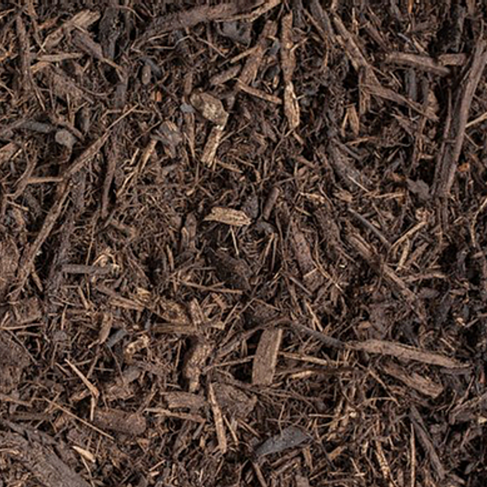 Brown mulch sample