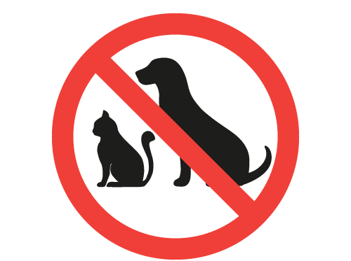 Prohibited items pets