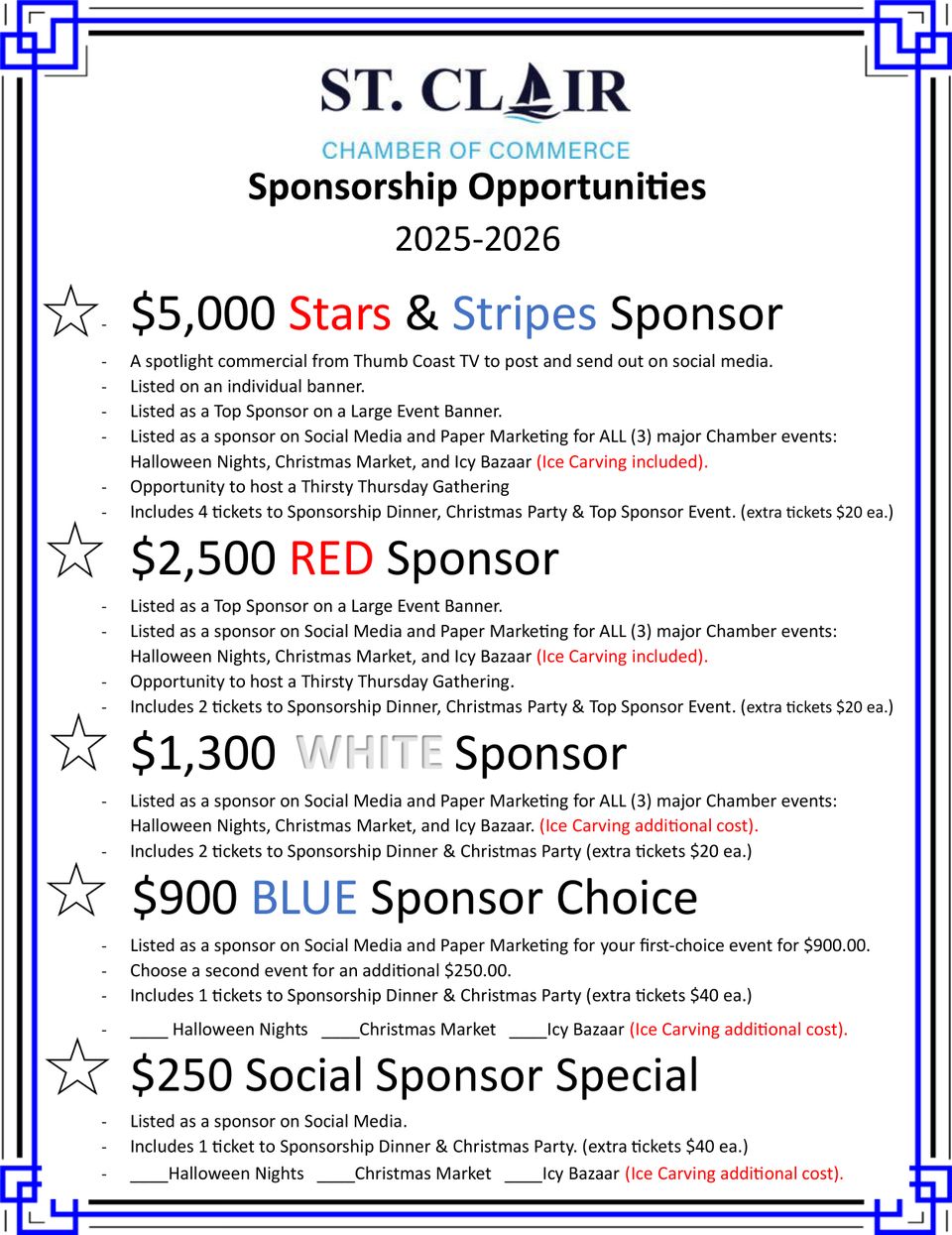 2025 26 sponsorship opportunities