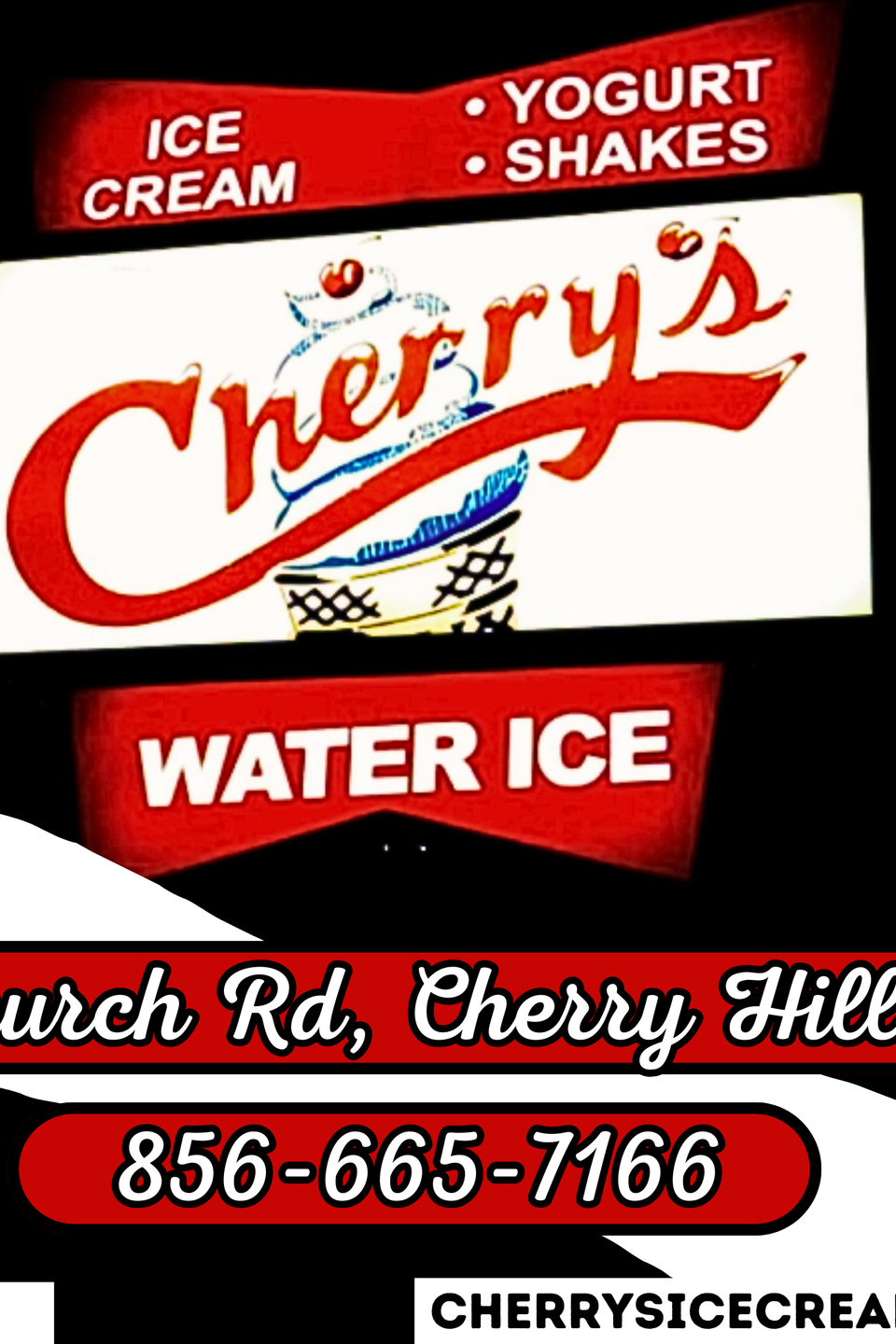 Cherry's national banner