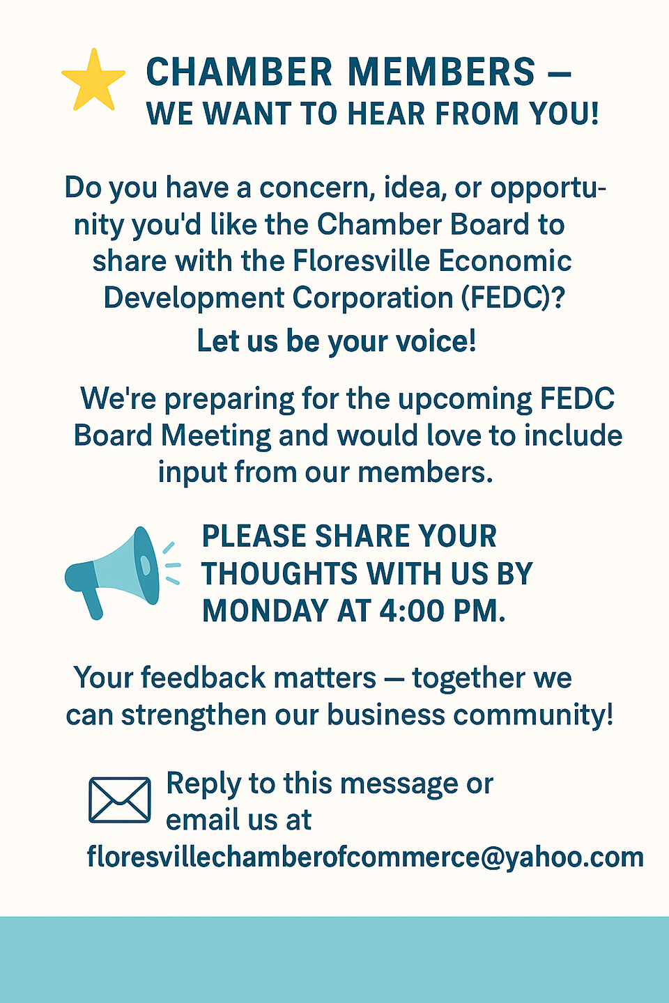 Member feedback 