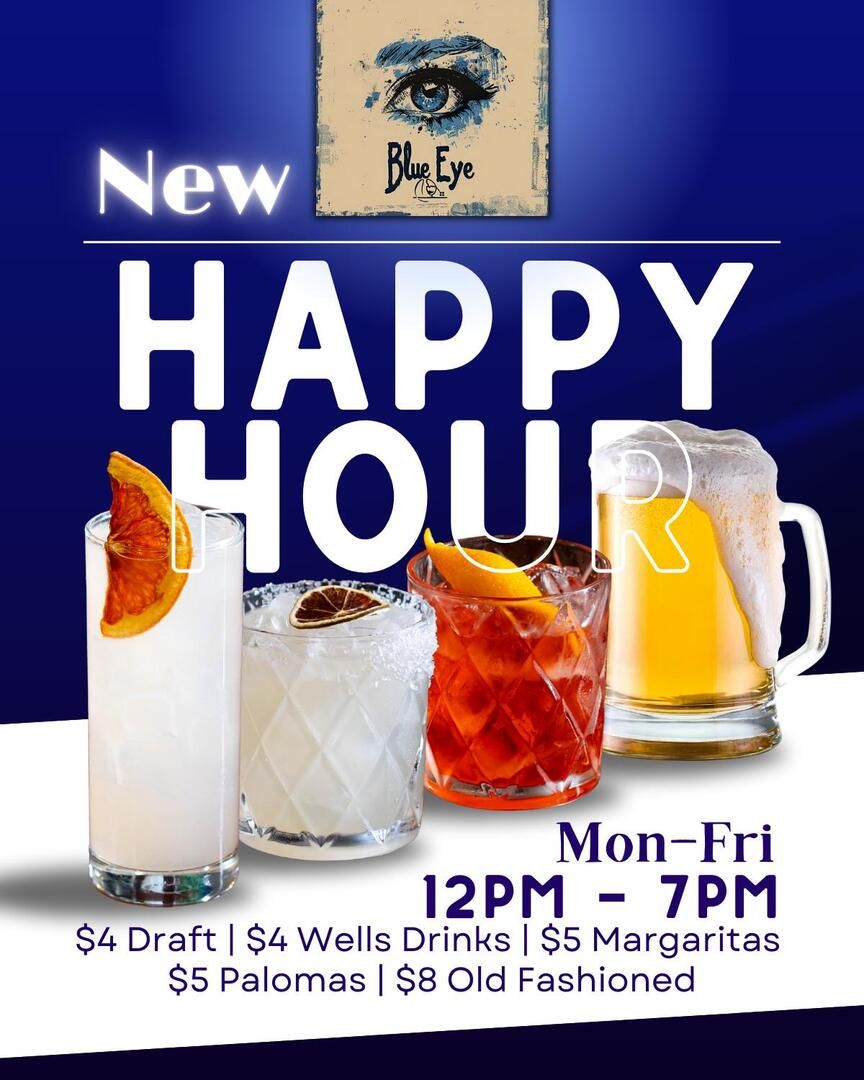 Happy hour flyer