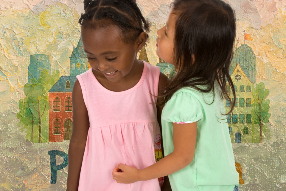 Gbt kids academy philadelphia  two girls tell secret