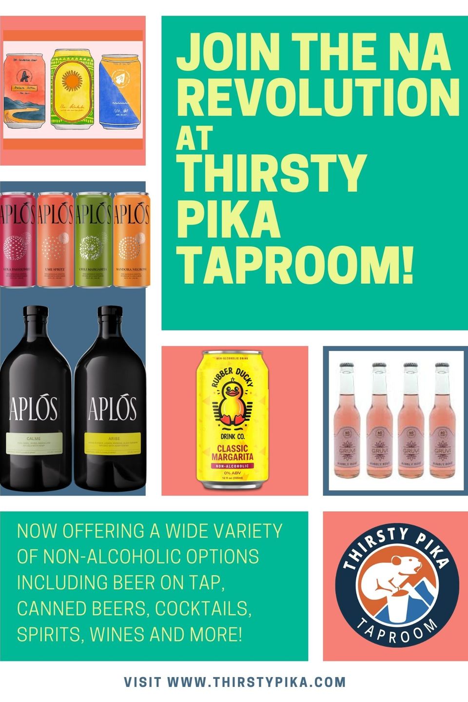 Thirsty pika taproom na selection!