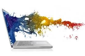 Colorful laptop