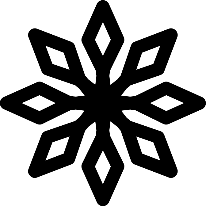 Seasons   winter winter snowflakes blk 08