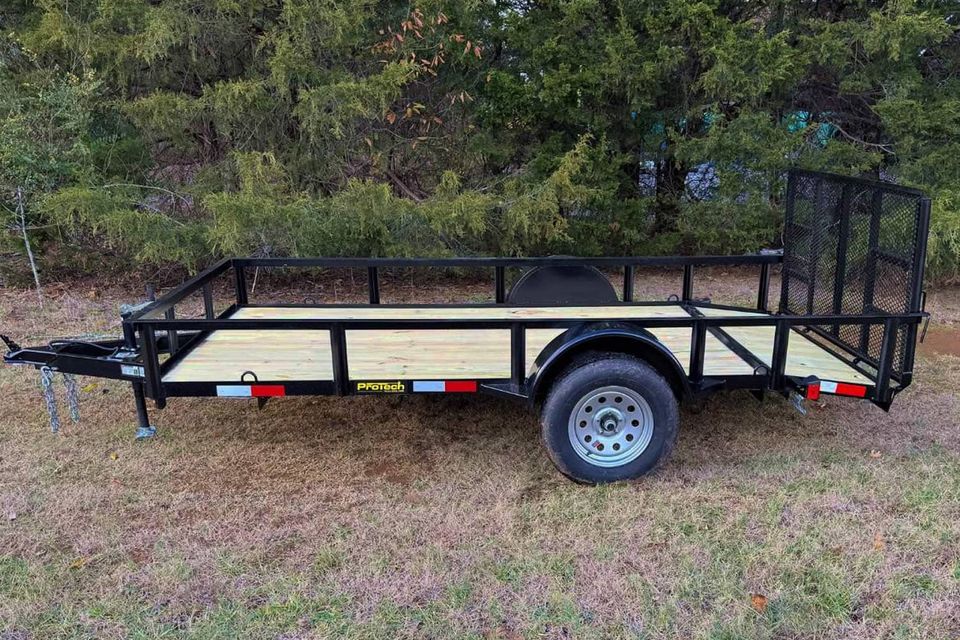 U612 sd protech trailers 12 ft utility trailer