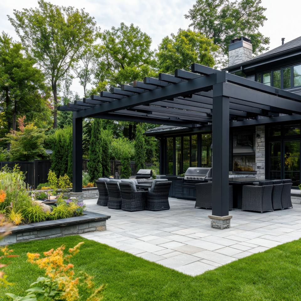 Luxe outdoor living cincinnati pools pergolas 11