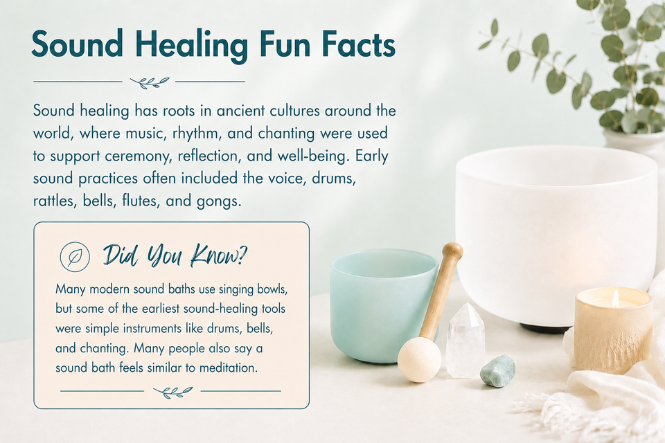 Sound healing fun facts image