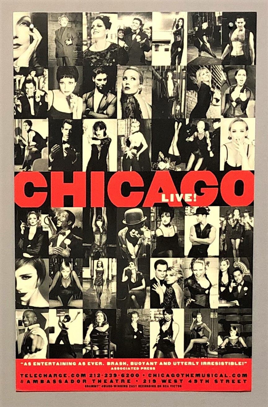 chicago original musical poster