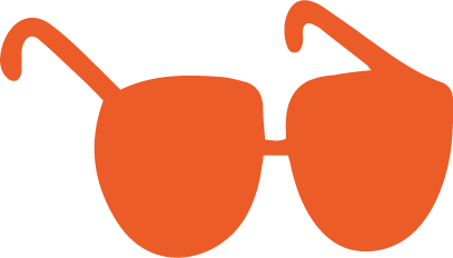 Beach   sunglasses orange 12