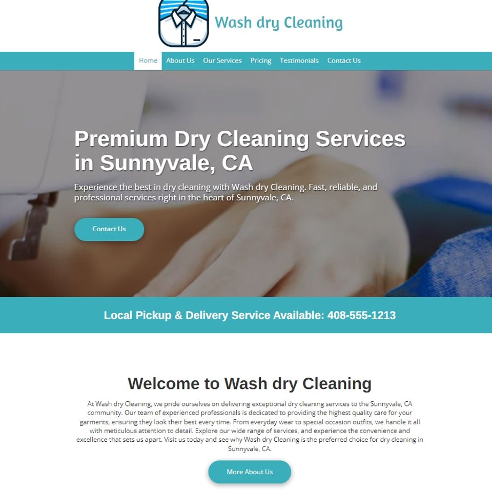 Screenshot washdrycleaning.hookwebdesign