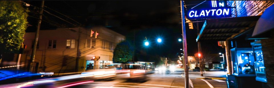 Downtown Clayton, photo courtesy of Town of Clayton