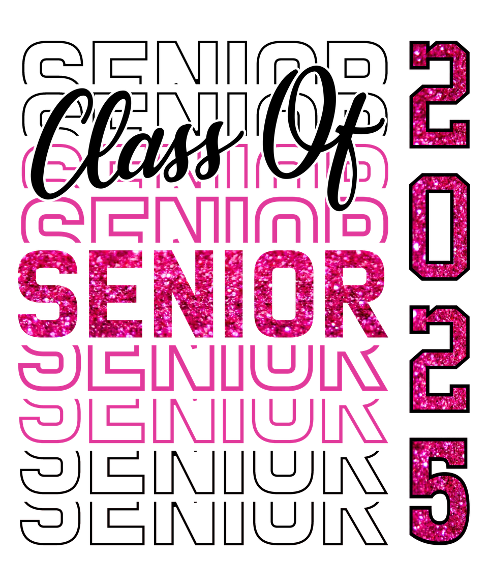School   senior class of 2025 pink and blk 02