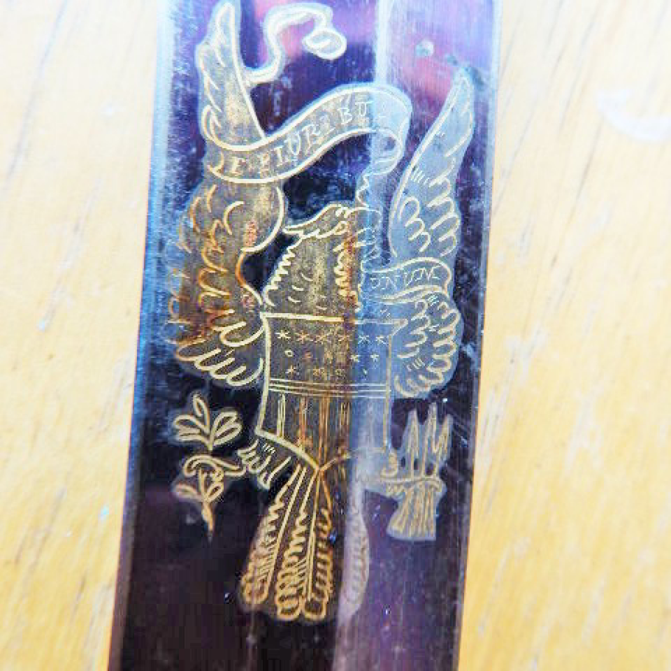 Rare mock horsehead pommel dragoon officer's sword files1220170913 26035 89xyln