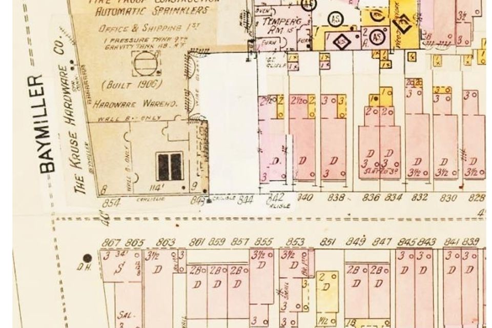 1930 sanborn map buildings (notes on buidlings inside)