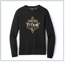 Titan black long t shirt 1