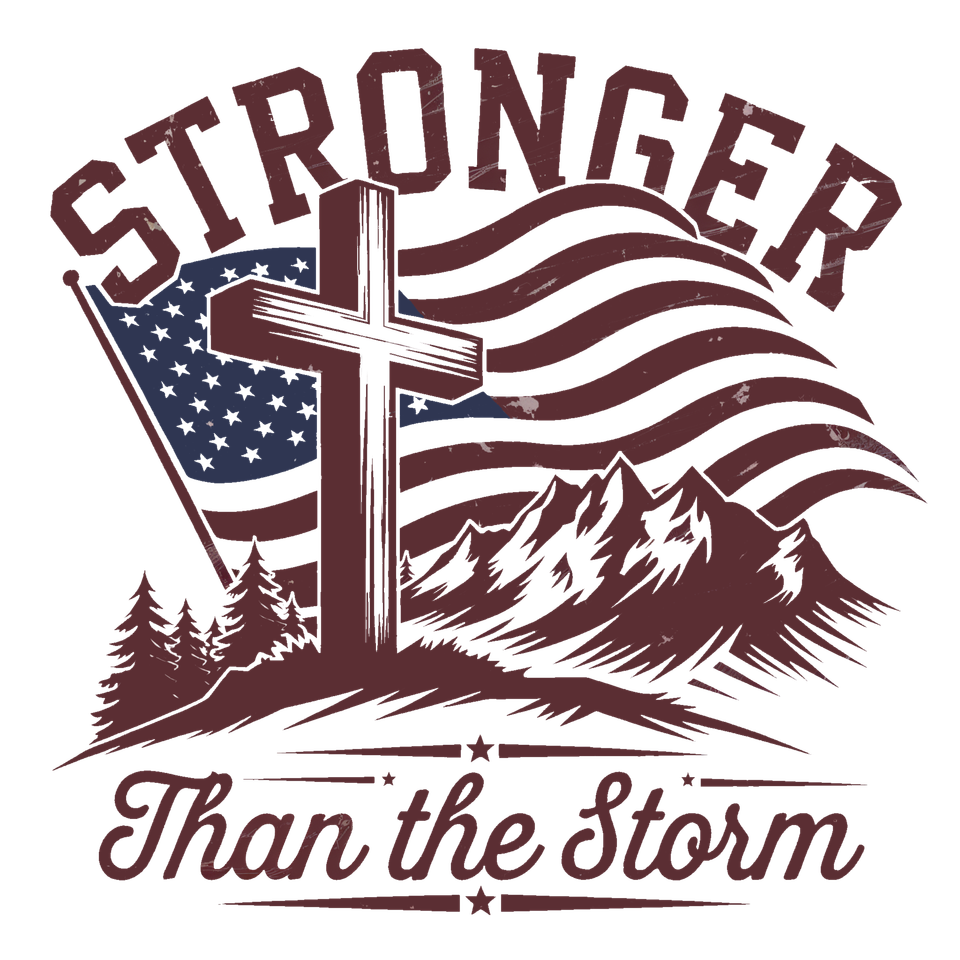 Patriotic   stronger than the storm red 172