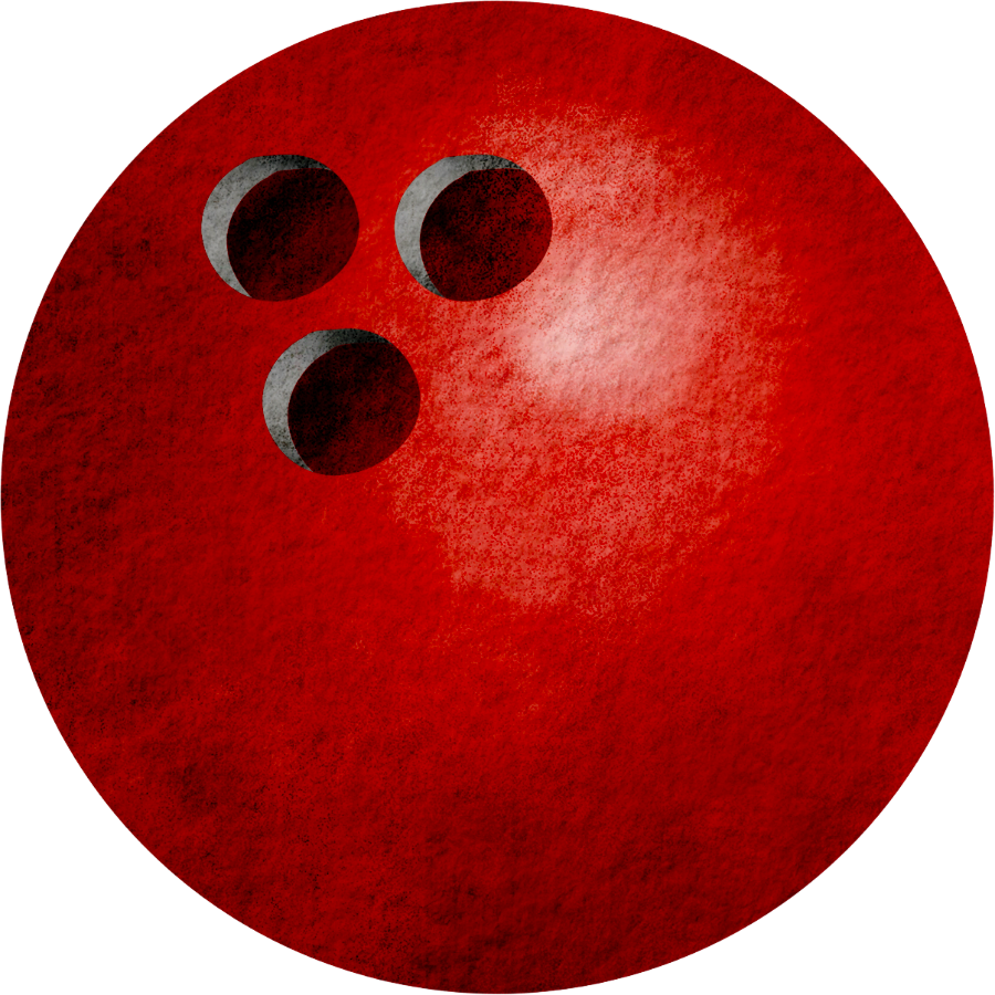 Bowling   bowling ball red 5