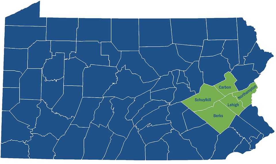 Pa with counties