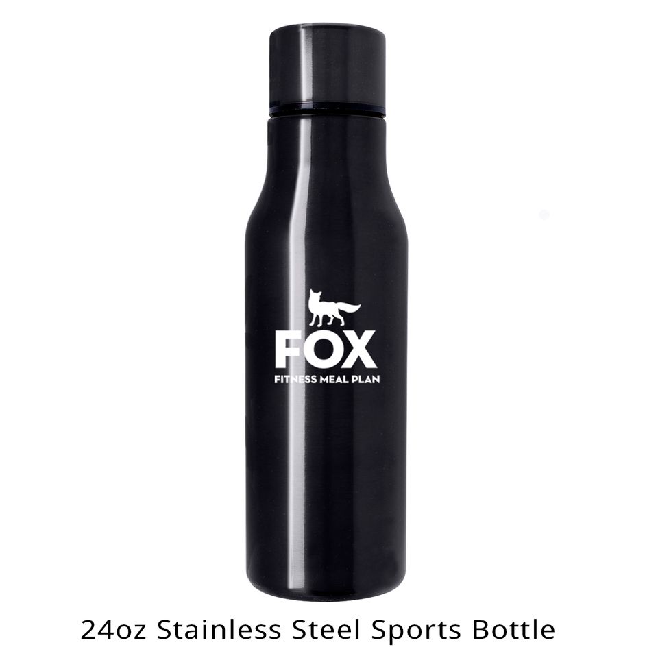 24oz stainless steel sports bottle