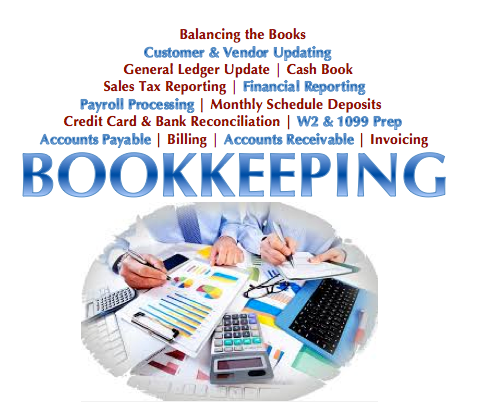 General Ledger Bookkeeping Rocklin Ca