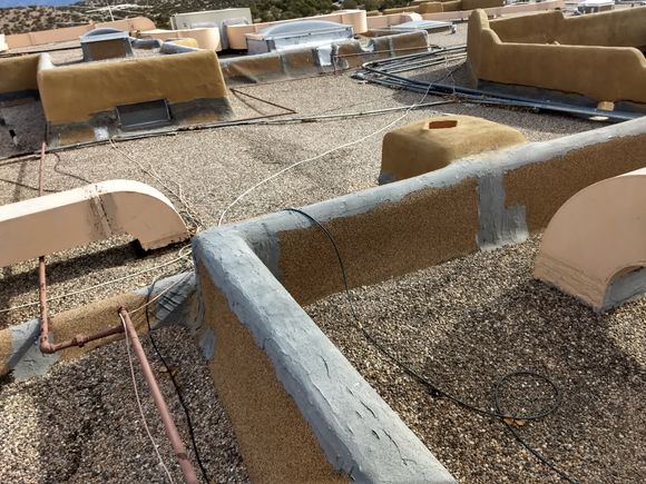 2018 santa fe 10000 sq ft foam gravel reroof 1