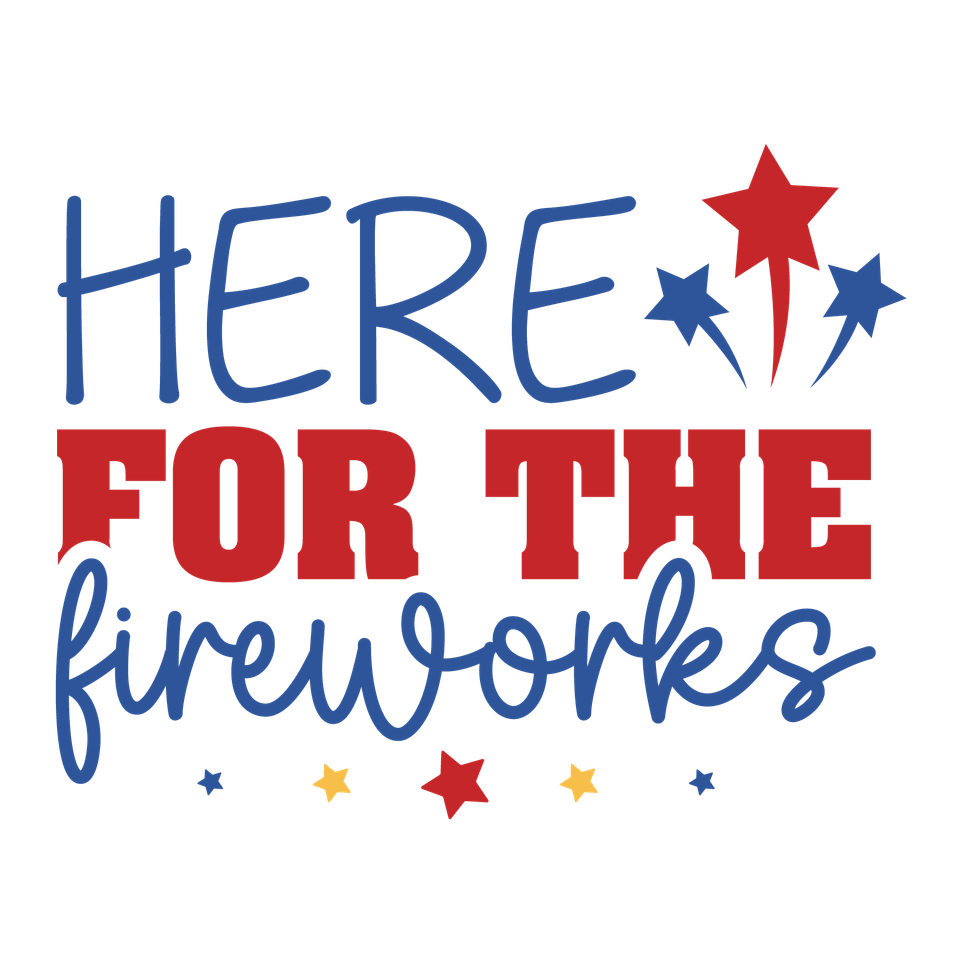Patriotic   here for the fireworks