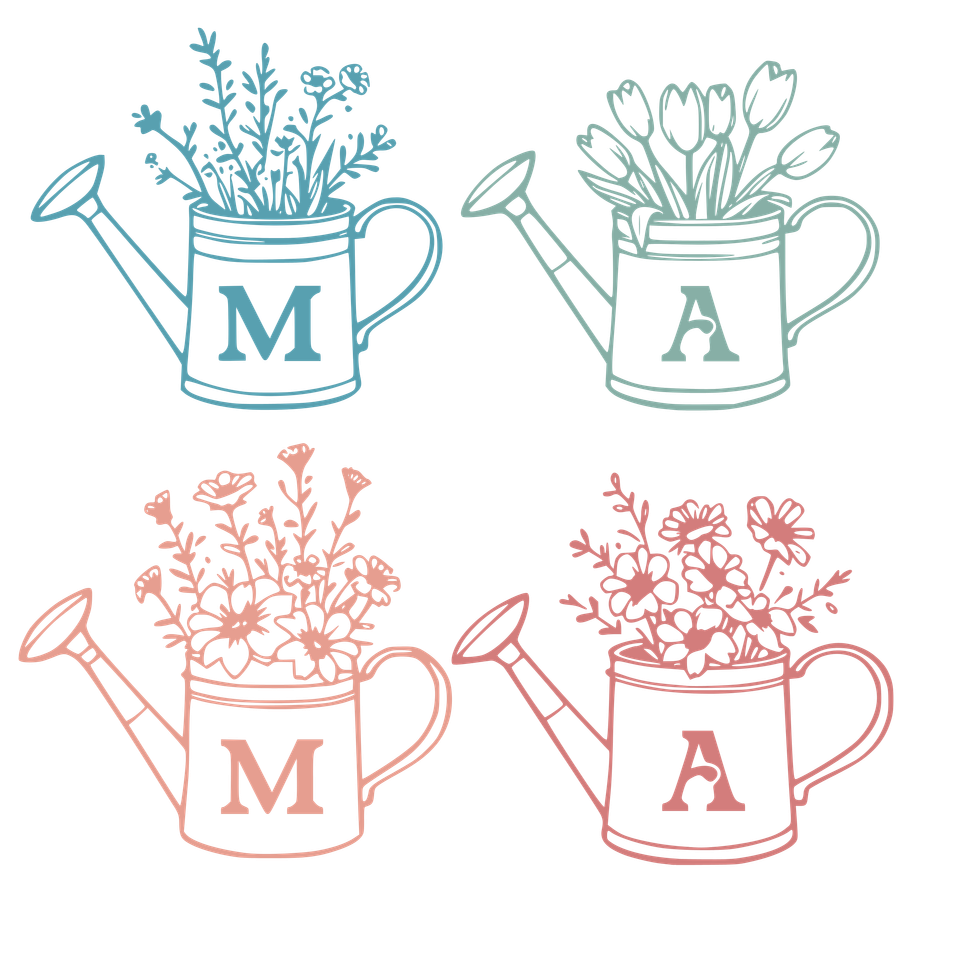 Affirmation   mama 2x2 watering cans   colored