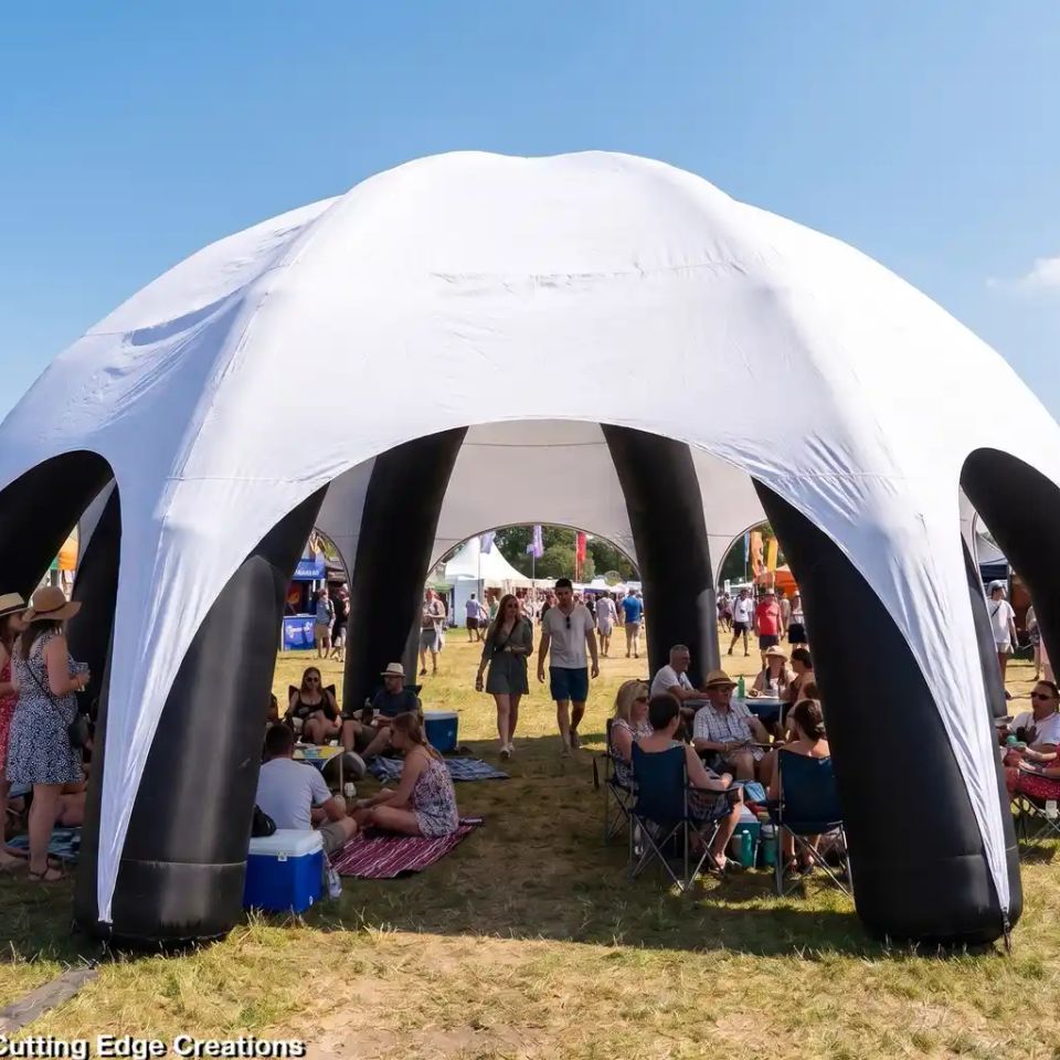 Inflatable tent