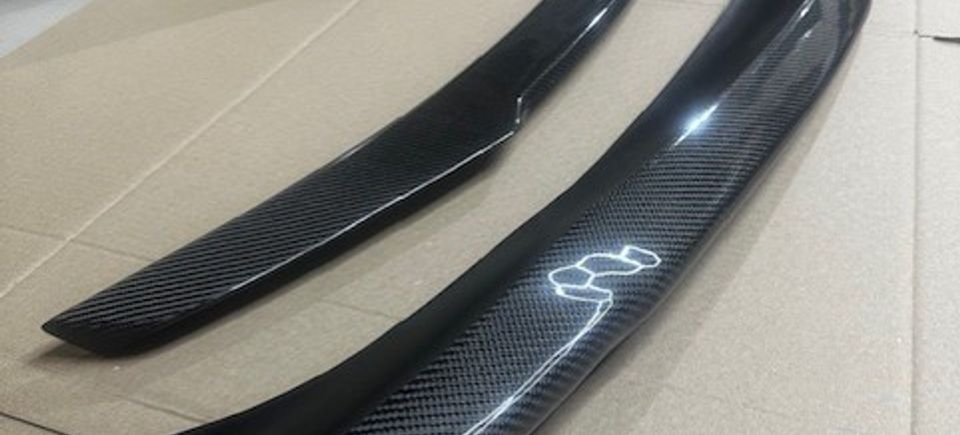 Carbon lip and wing
