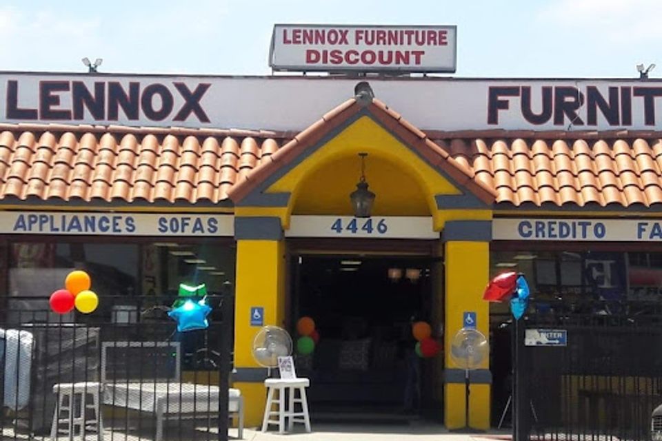 Lennox furniture outdoor storefront owner