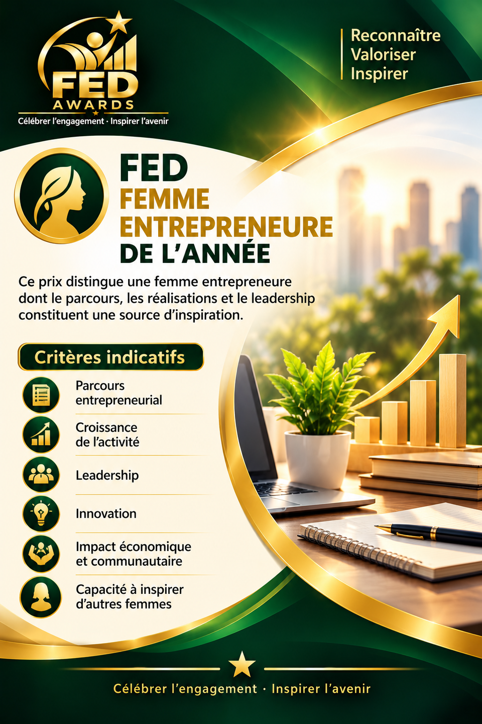 Fed awards  femme entrepreneure de l’année