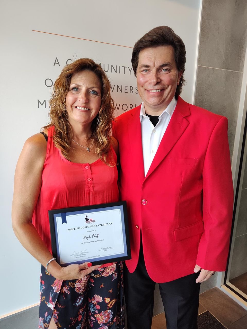 Gayle neff   2025 p.o.p. award reciptent