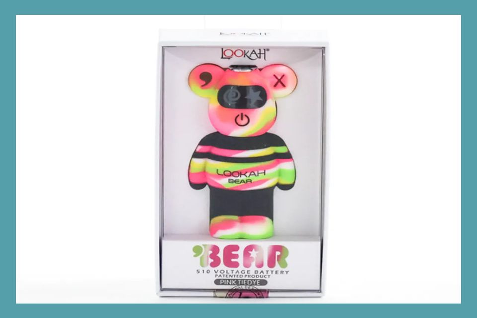 Lookah Bear Pink Tiedye