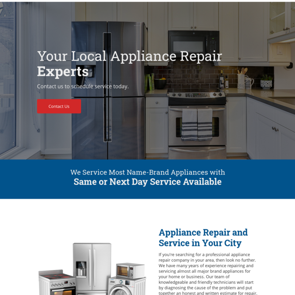 Appliance repair