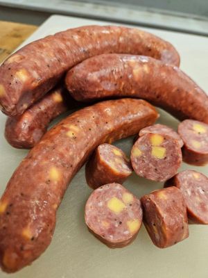 Smoked cheddar sausage 3
